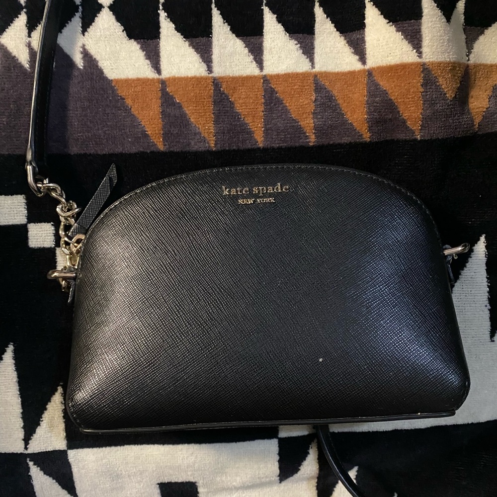 Kate Spade Black Leather Crossbody Bag